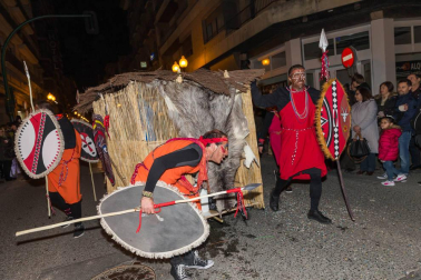 Imágenes del primer desfile de carnaval de Tudela.