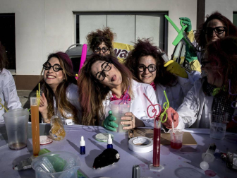Imágenes de los carnavales en Santesteban