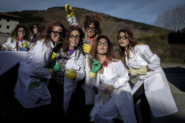 Imágenes de los carnavales en Santesteban