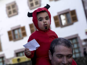 Imágenes de los carnavales en Santesteban