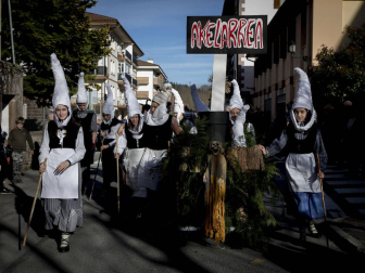 Imágenes de los carnavales en Santesteban