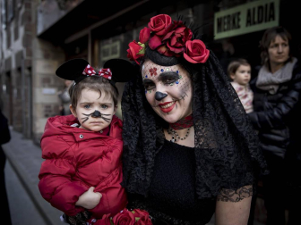 Imágenes de los carnavales en Santesteban