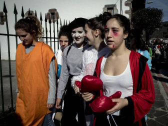 Imágenes de carnaval en Bera.