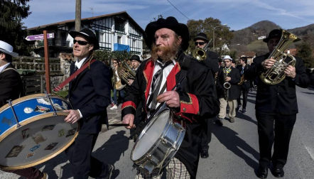 Imágenes de carnaval en Bera.