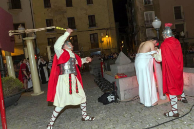 Procesión del miércoles en la capital ribera.