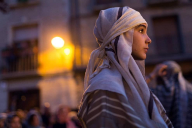 Procesión del miércoles en la capital ribera.