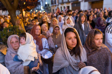 Procesión del miércoles en la capital ribera.