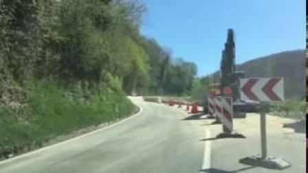 Importante desprendimiento en el puerto de Azpiroz