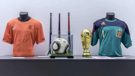 Imágenes del Museo del Deporte inaugurado en Baluarte