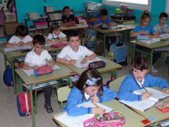 Escolares de La Milagrosa.