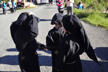 Imágenes de la romería a Ujué de Figarol, Olite, Mélida y Carcastillo.