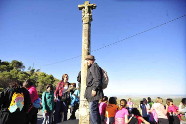 Imágenes de la romería a Ujué de Figarol, Olite, Mélida y Carcastillo.