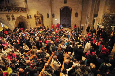 Imágenes de la romería a Ujué de Figarol, Olite, Mélida y Carcastillo.