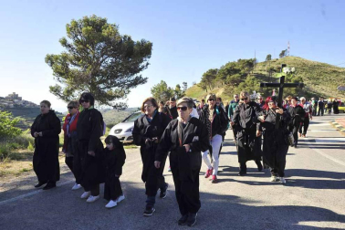 Imágenes de la romería a Ujué de Figarol, Olite, Mélida y Carcastillo.