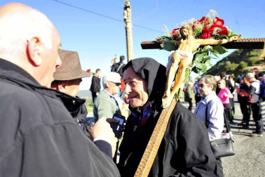 Imágenes de la romería a Ujué de Figarol, Olite, Mélida y Carcastillo.