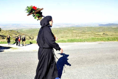 Imágenes de la romería a Ujué de Figarol, Olite, Mélida y Carcastillo.