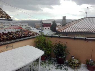 Imágenes enviadas por nuestros lectores de las granizadas del miércoles 10 de mayo.