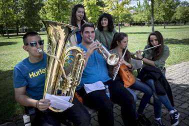 Barañáin se viste con sonidos en el Día de las escuelas de música de Navarra