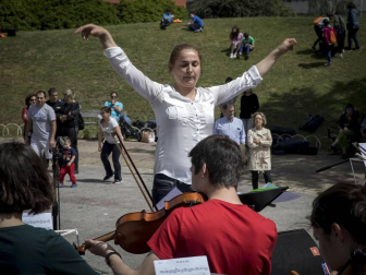 Barañáin se viste con sonidos en el Día de las escuelas de música de Navarra