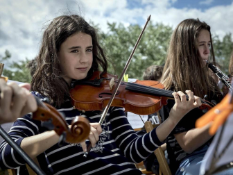 Barañáin se viste con sonidos en el Día de las escuelas de música de Navarra