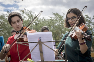 Barañáin se viste con sonidos en el Día de las escuelas de música de Navarra