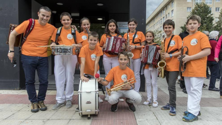 Barañáin se viste con sonidos en el Día de las escuelas de música de Navarra