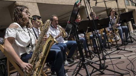 Barañáin se viste con sonidos en el Día de las escuelas de música de Navarra