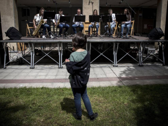 Barañáin se viste con sonidos en el Día de las escuelas de música de Navarra