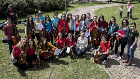 Barañáin se viste con sonidos en el Día de las escuelas de música de Navarra