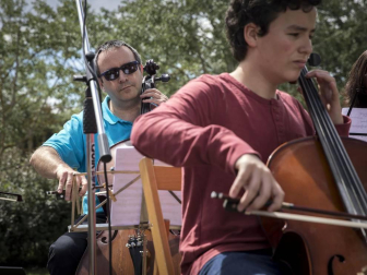 Barañáin se viste con sonidos en el Día de las escuelas de música de Navarra