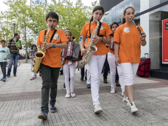 Barañáin se viste con sonidos en el Día de las escuelas de música de Navarra