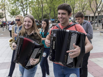 Barañáin se viste con sonidos en el Día de las escuelas de música de Navarra