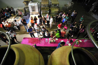 Imágenes de la primera Marcha del Rosado en San Martín de Unx