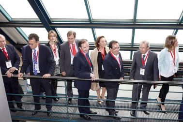 Imágenes del evento organizado por Diario de Navarra en el que han participado medio centenar de empresarios de las grandes industrias navarras.