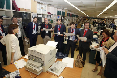 Imágenes del evento organizado por Diario de Navarra en el que han participado medio centenar de empresarios de las grandes industrias navarras.