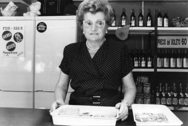 Imágenes entre 1952-1994 de esta tradición en Pamplona.