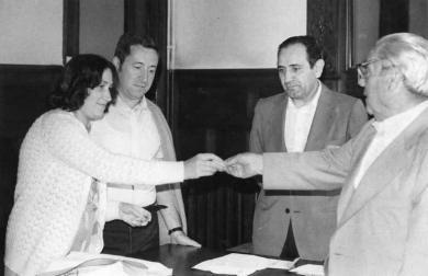 Imágenes entre 1952-1994 de esta tradición en Pamplona.