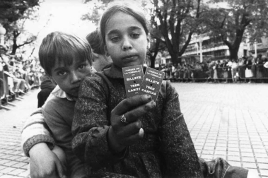 Imágenes entre 1952-1994 de esta tradición en Pamplona.