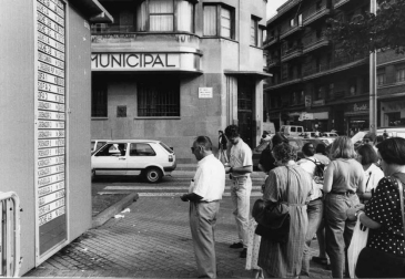 Imágenes entre 1952-1994 de esta tradición en Pamplona.