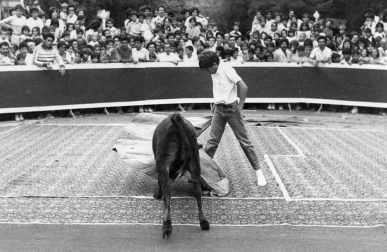 Imágenes entre 1952-1994 de esta tradición en Pamplona.