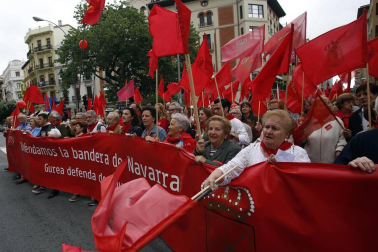 Participantes en la concentración del sábado 3 de junio en Pamplona.