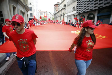 Participantes en la concentración del sábado 3 de junio en Pamplona.
