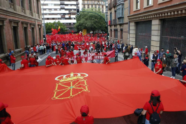Participantes en la concentración del sábado 3 de junio en Pamplona.