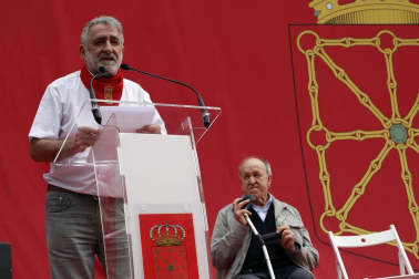 Participantes en la concentración del sábado 3 de junio en Pamplona.