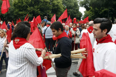 Participantes en la concentración del sábado 3 de junio en Pamplona.
