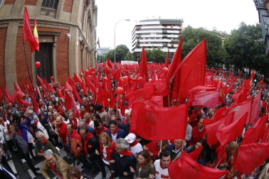 Participantes en la concentración del sábado 3 de junio en Pamplona.