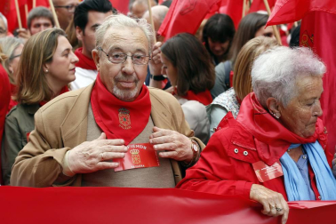 Participantes en la concentración del sábado 3 de junio en Pamplona.