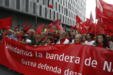 Participantes en la concentración del sábado 3 de junio en Pamplona.