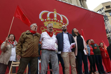 Participantes en la concentración del sábado 3 de junio en Pamplona.