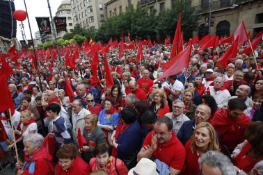 Participantes en la concentración del sábado 3 de junio en Pamplona.